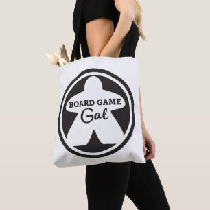 Sac fourre-tout à cadre noir Board Game Gal