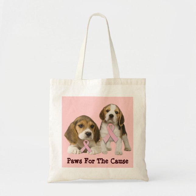 Sac fourre-tout à cancer du sein de beagle (Devant)