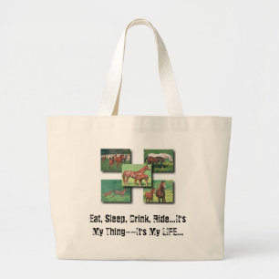 Sac fourre-tout à cavalier de cheval