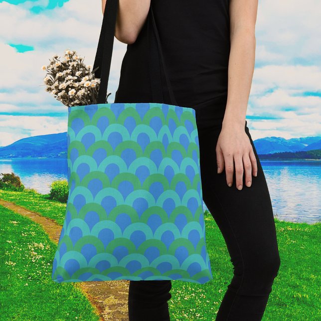 Sac fourre-tout à cerceaux bleus (Créateur téléchargé)