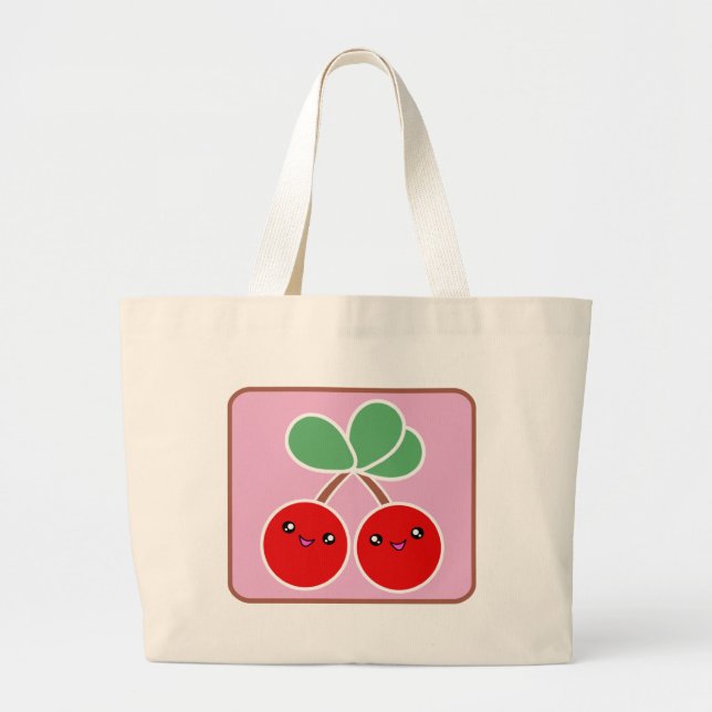Sac fourre-tout à cerise de Kawaii (Devant)