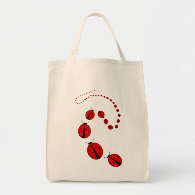 Sac fourre-tout à coccinelles (Devant)