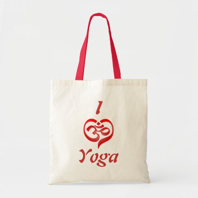 sac fourre-tout à coeur de yoga (Devant)