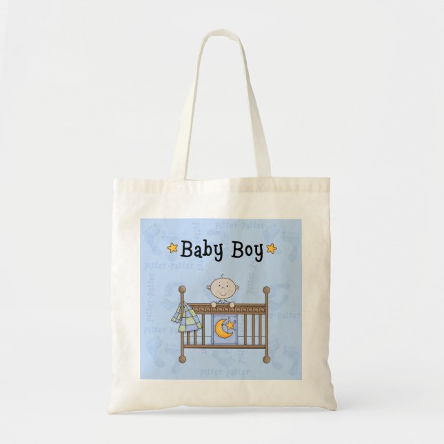 Sac fourre-tout à couche-culotte de thème de bébé (Devant)
