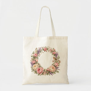 sac fourre-tout à couronne de roses