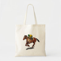 Sac fourre-tout à course de chevaux