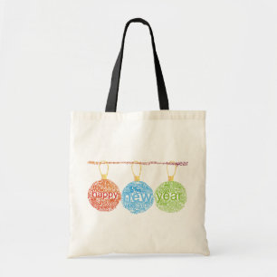 Sac fourre-tout à décorations de bonne année