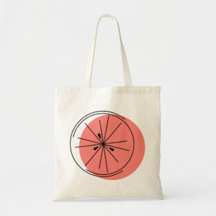 Sac fourre-tout à deux côtés de pamplemousse rose