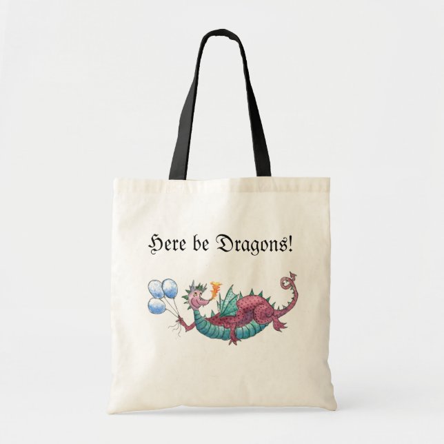Sac fourre-tout à dragon (Devant)