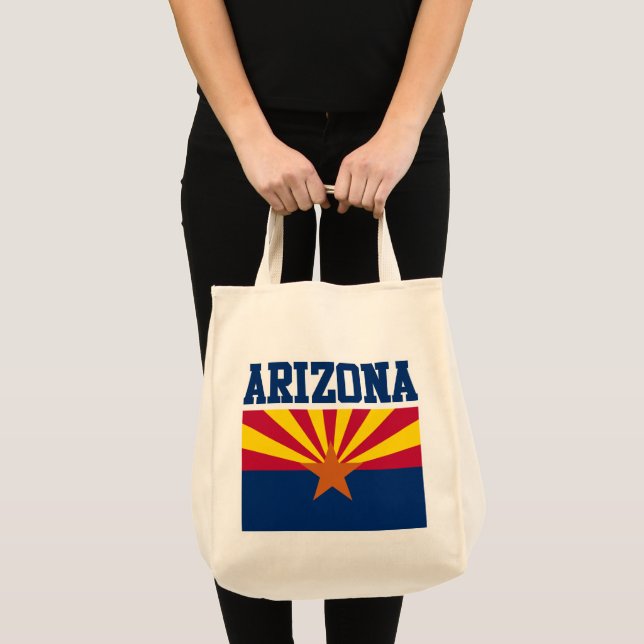 Sac fourre-tout à drapeau d'état de l'Arizona (Devant (produit))