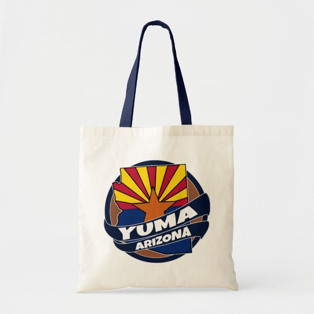 Sac fourre-tout à éclat de drapeau de Yuma Arizona (Devant)