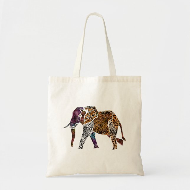 Sac fourre-tout à éléphant de Taureau de style de (Devant)