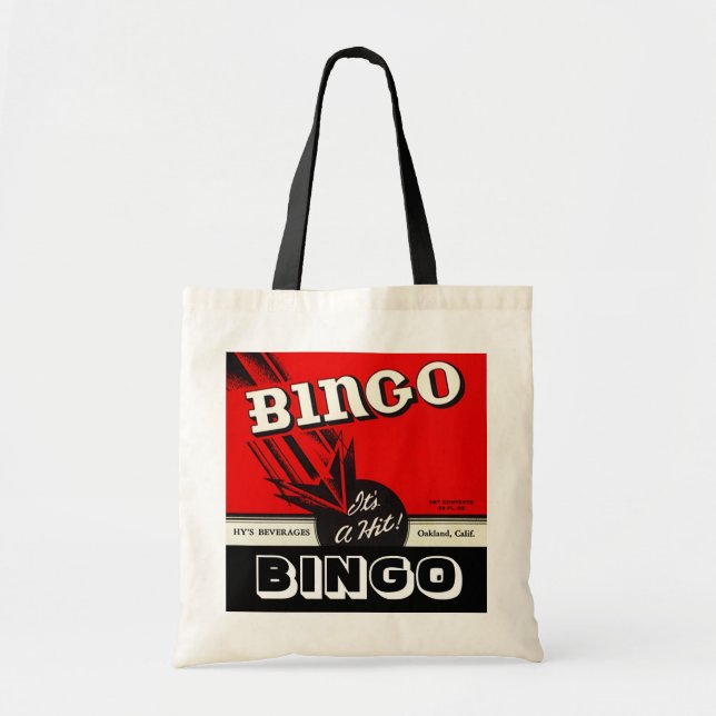 Sac fourre-tout à emballages de bingo-test de (Devant)