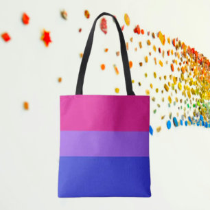 Sac fourre-tout à épaule Bi Pride