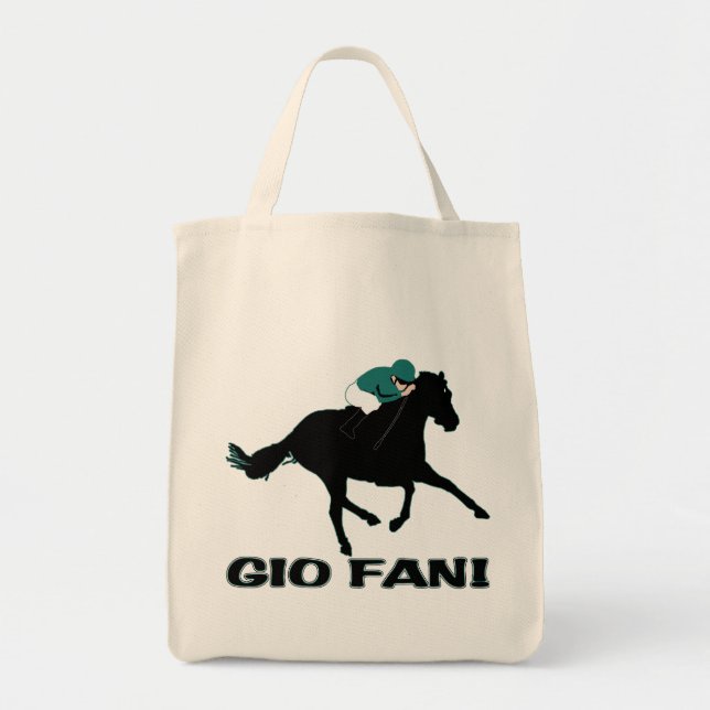 Sac fourre-tout à épicerie de fan de Gio Ponti (Devant)