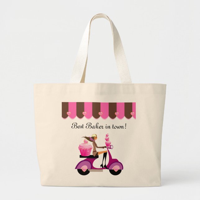 Sac fourre-tout à épicerie de rose de fille de (Devant)
