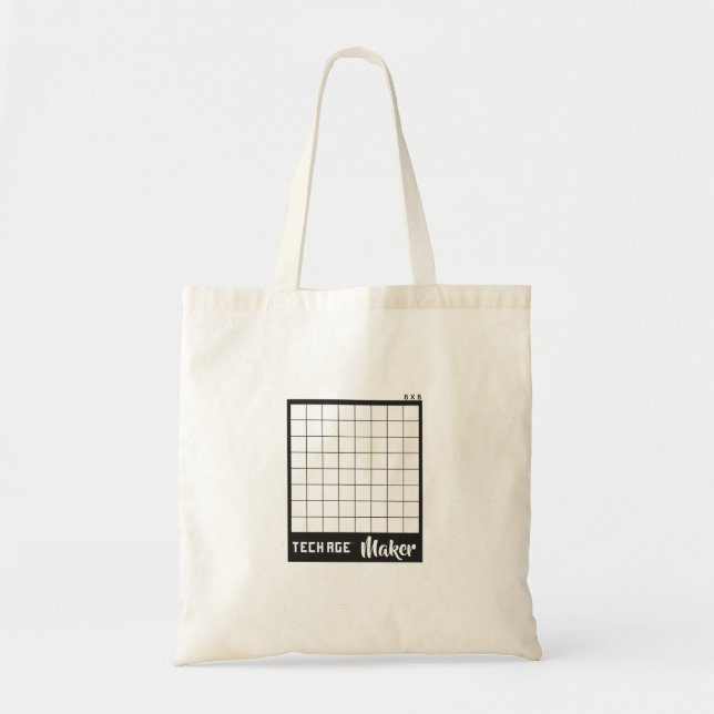 Sac fourre-tout à fabricant de l'art 8x8 de pixel (Devant)