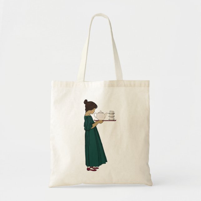 sac fourre - tout à fille de thé des années 1920 (Devant)