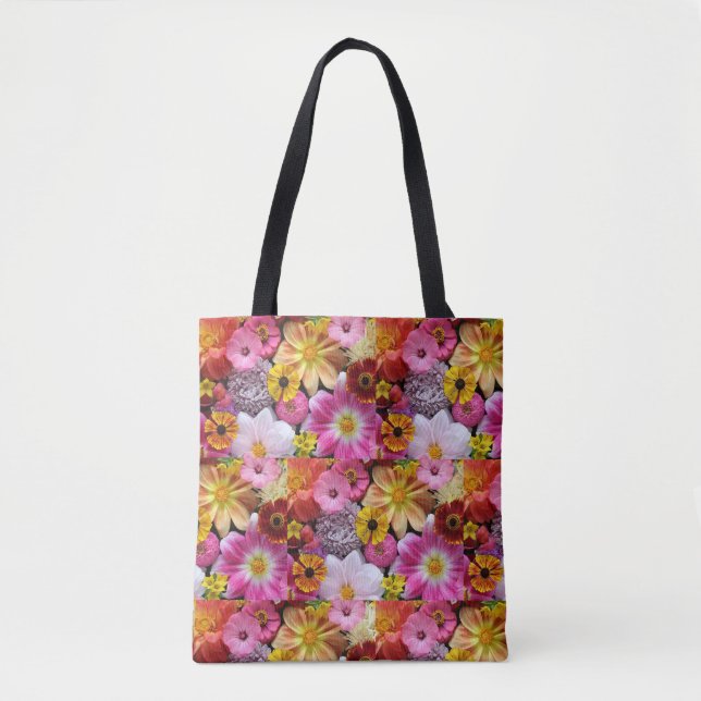 Sac fourre-tout à fleurs (Devant)
