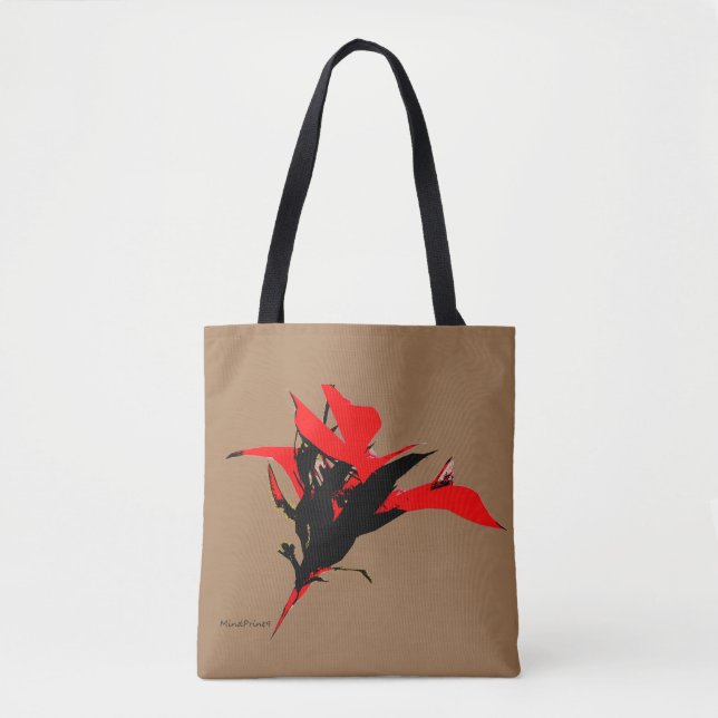 Sac fourre-tout à fleurs (Devant)