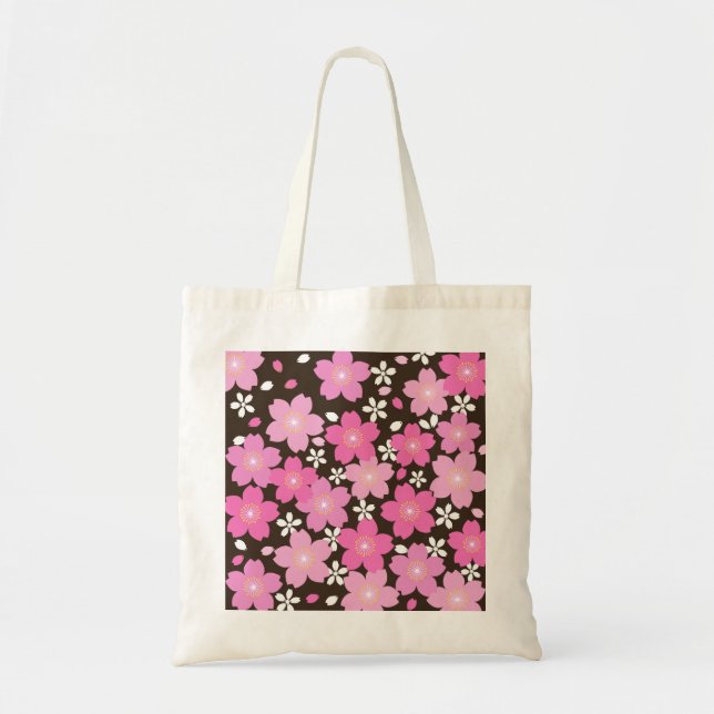Sac fourre-tout à fleurs de cerisier (Devant)