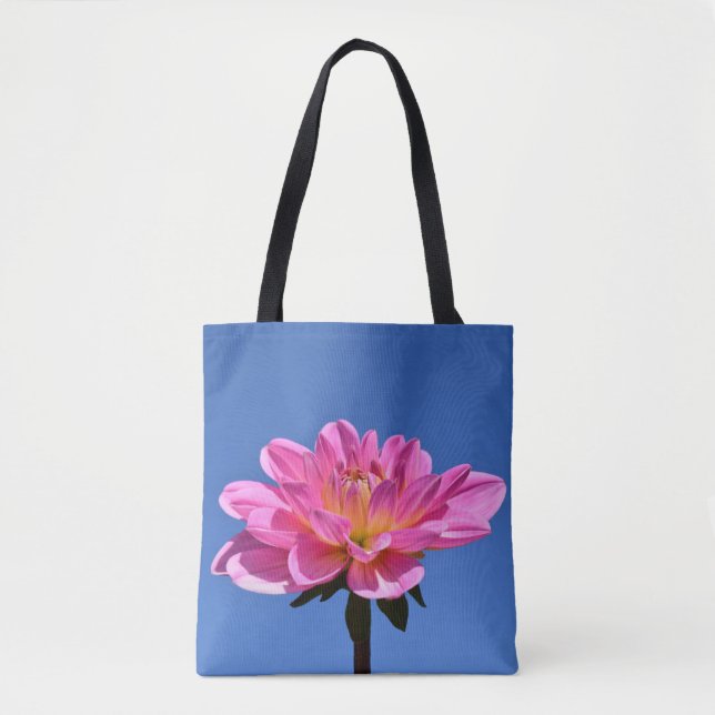 Sac fourre-tout à fleurs roses (Devant)