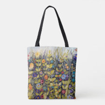 Sac fourre-tout à flower power