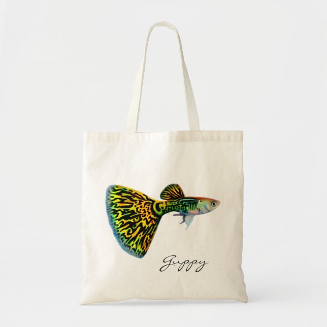 Sac fourre-tout à guppy de peau de serpent (Devant)