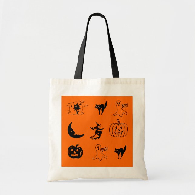 sac fourre-tout à Halloween (Devant)