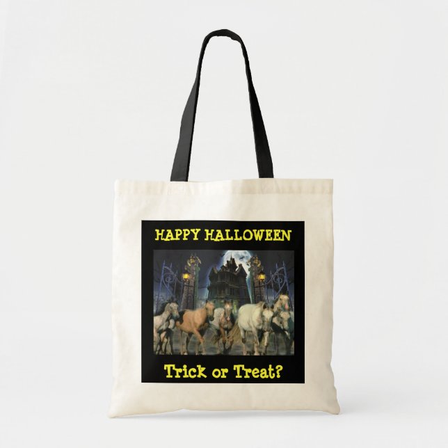 Sac fourre-tout à Halloween de cheval (Devant)