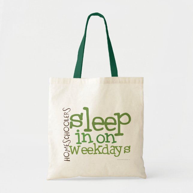 Sac fourre-tout à Homeschool : Sommeil dedans (Devant)
