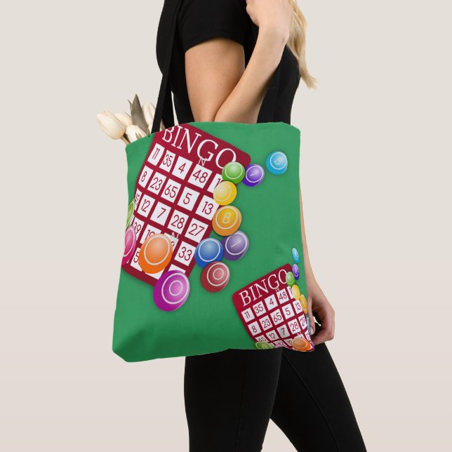 Sac fourre-tout à impression de cartes et de (De près)