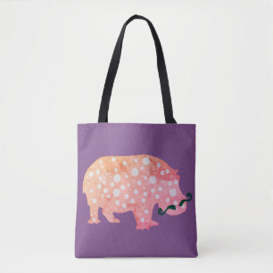 Sac fourre-tout à impression de hippie