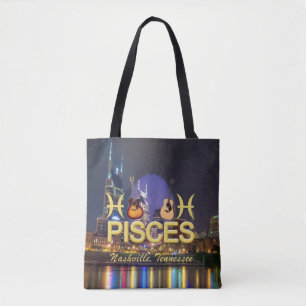 Sac fourre-tout à impression de Poissons de