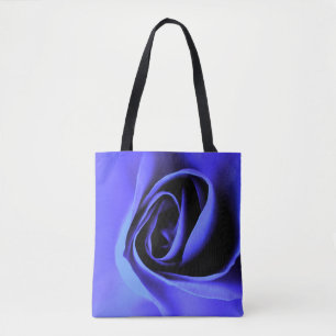 Sac fourre-tout à impression de rose violette