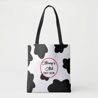 Sac fourre-tout à impression de vache « Udderly Am