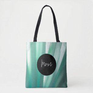 Sac fourre-tout à impression florale vert doux