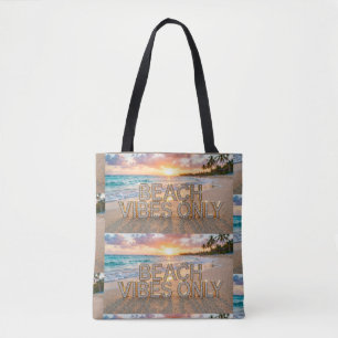 Sac fourre-tout à impression intégrale Beach Vibes