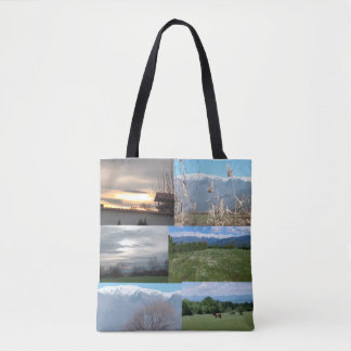 Sac fourre-tout à impression intégrale, sac à band