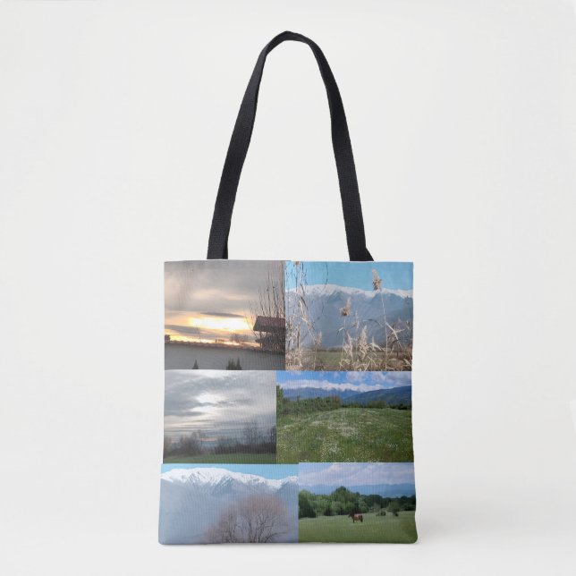 Sac fourre-tout à impression intégrale, sac à band (Devant)
