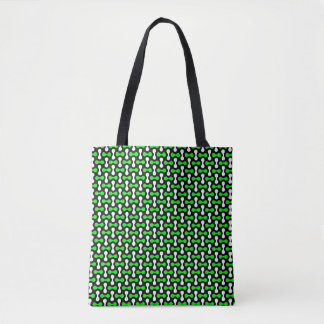 Sac fourre-tout à impression totale Floro Green Du