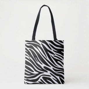 Sac fourre-tout à imprimé zèbre