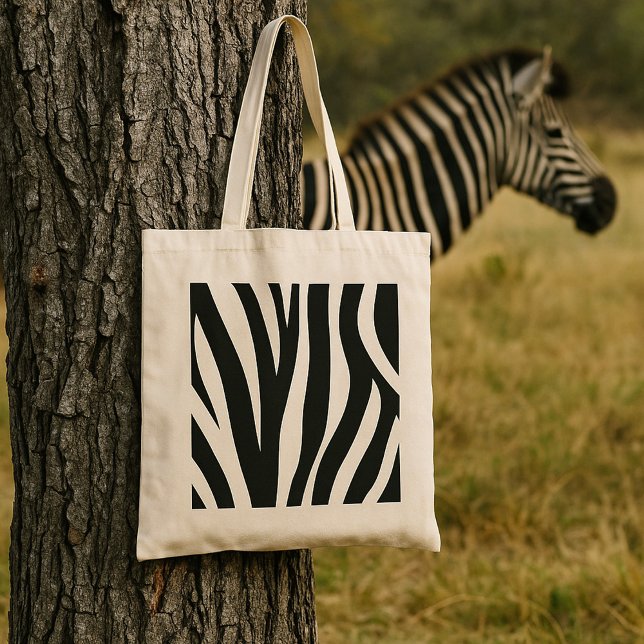 Sac fourre-tout à imprimé zèbre (Créateur téléchargé)