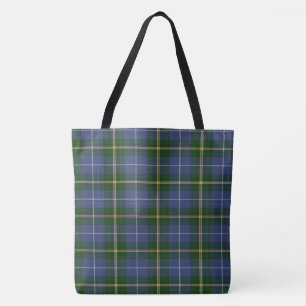 Sac fourre-tout à itinéraire de phare de tartan de