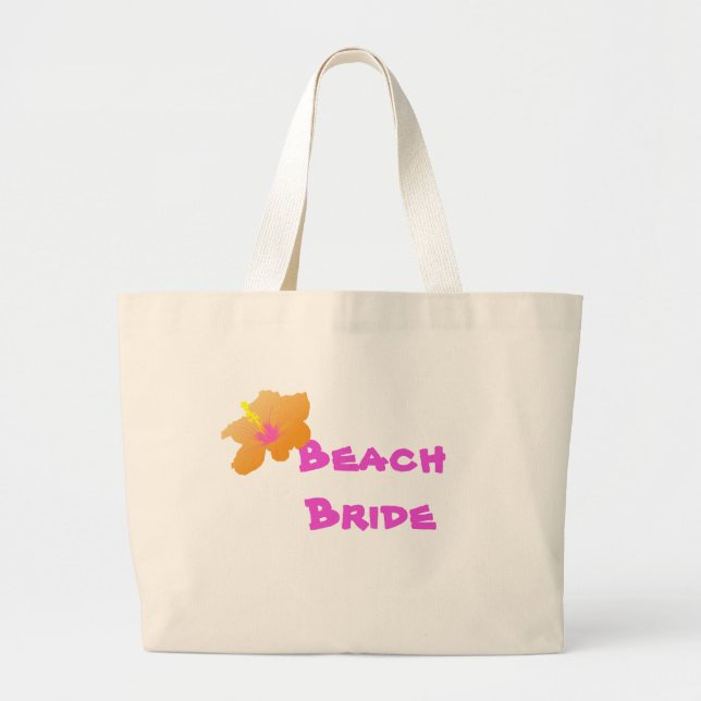 Sac fourre-tout à jeune mariée de plage :  (Devant)