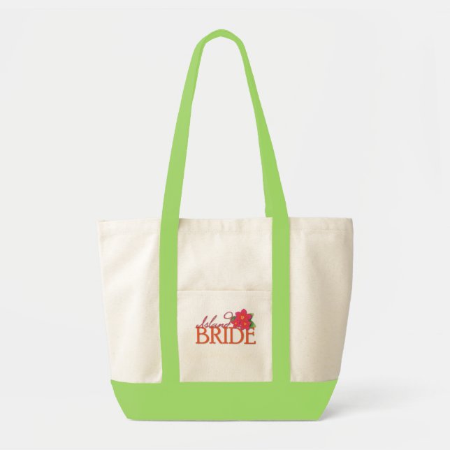 Sac fourre-tout à jeune mariée d'île (Devant)