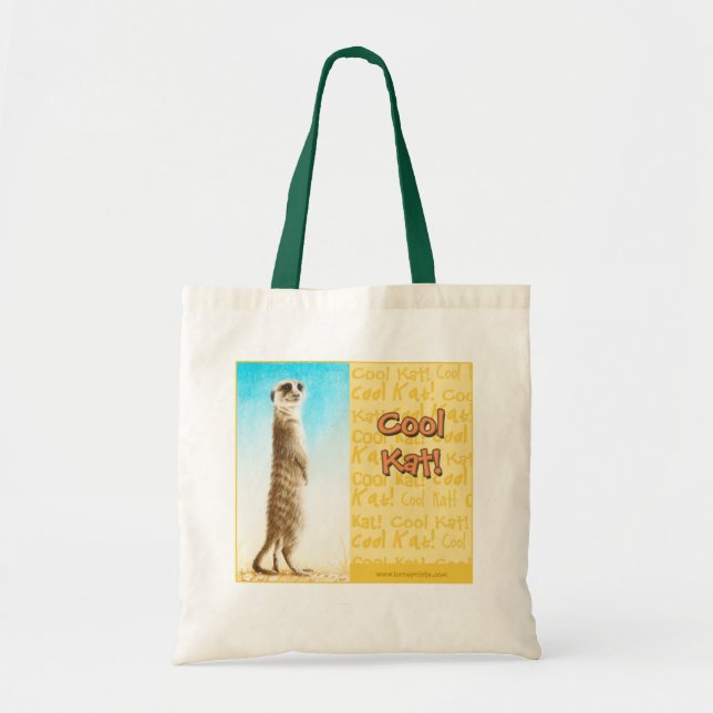 Sac fourre-tout "à KAT frais" Meerkat (Devant)