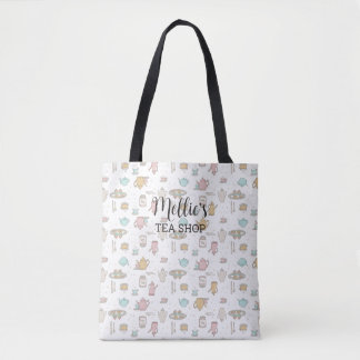 Sac fourre-tout à l'épaule du Motif de thé