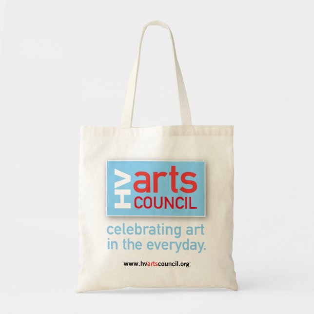 Sac fourre-tout à logo du Conseil d'arts de vallée (Devant)
