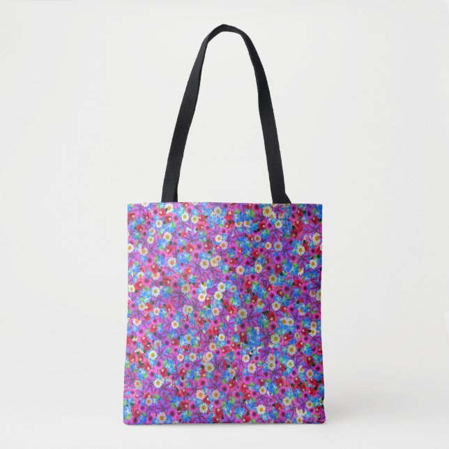 sac fourre-tout à marguerites de printemps (Devant)